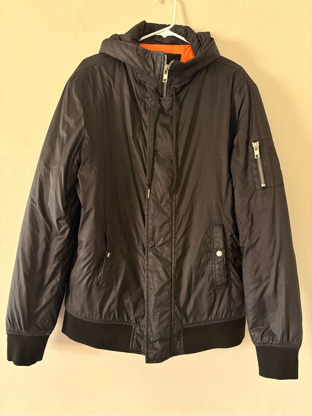 Slate & Stone men’s black puffer jacket XL